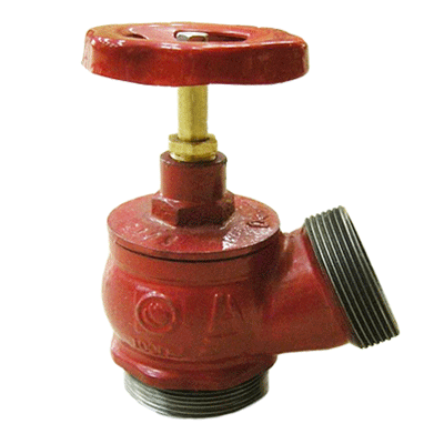 Product image for Клапан 65 мм, чугун (угловой, 125 градусов) КПЧ 65-2 (цапка-цапка)
