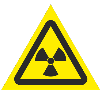 Product image for Знак - Опасно! Радиоактивные вещества или ионизирующее излучение W05
