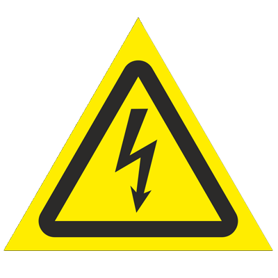 Product image for Знак - Опасность поражения электрическим током W08