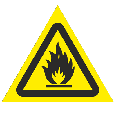 Product image for Знак - Пожароопасно. Легковоспламеняющиеся вещества W01