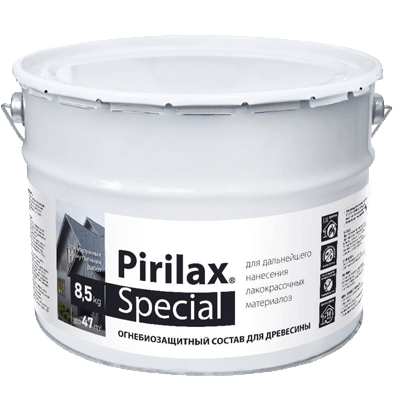 Product image for Пирилакс Cпециальный (Pirilax Special)- огнебиозащитный состав для древесины