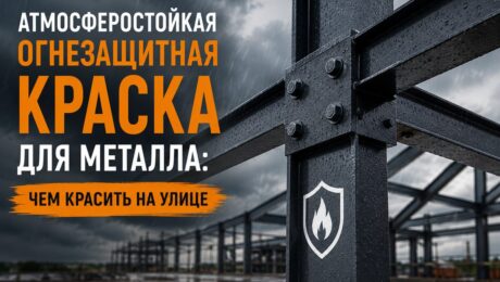 Атмосферостойкая огнезащитная краска для металла Атмосферостойкая огнезащитная краска для металла