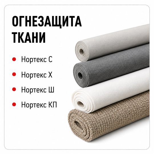 Огнезащита тканей - Нортекс-С, Нортекс-Х, Нортекс-Ш, Нортекс-КП